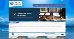 Desktop Screenshot of aktifdenizcilik.com